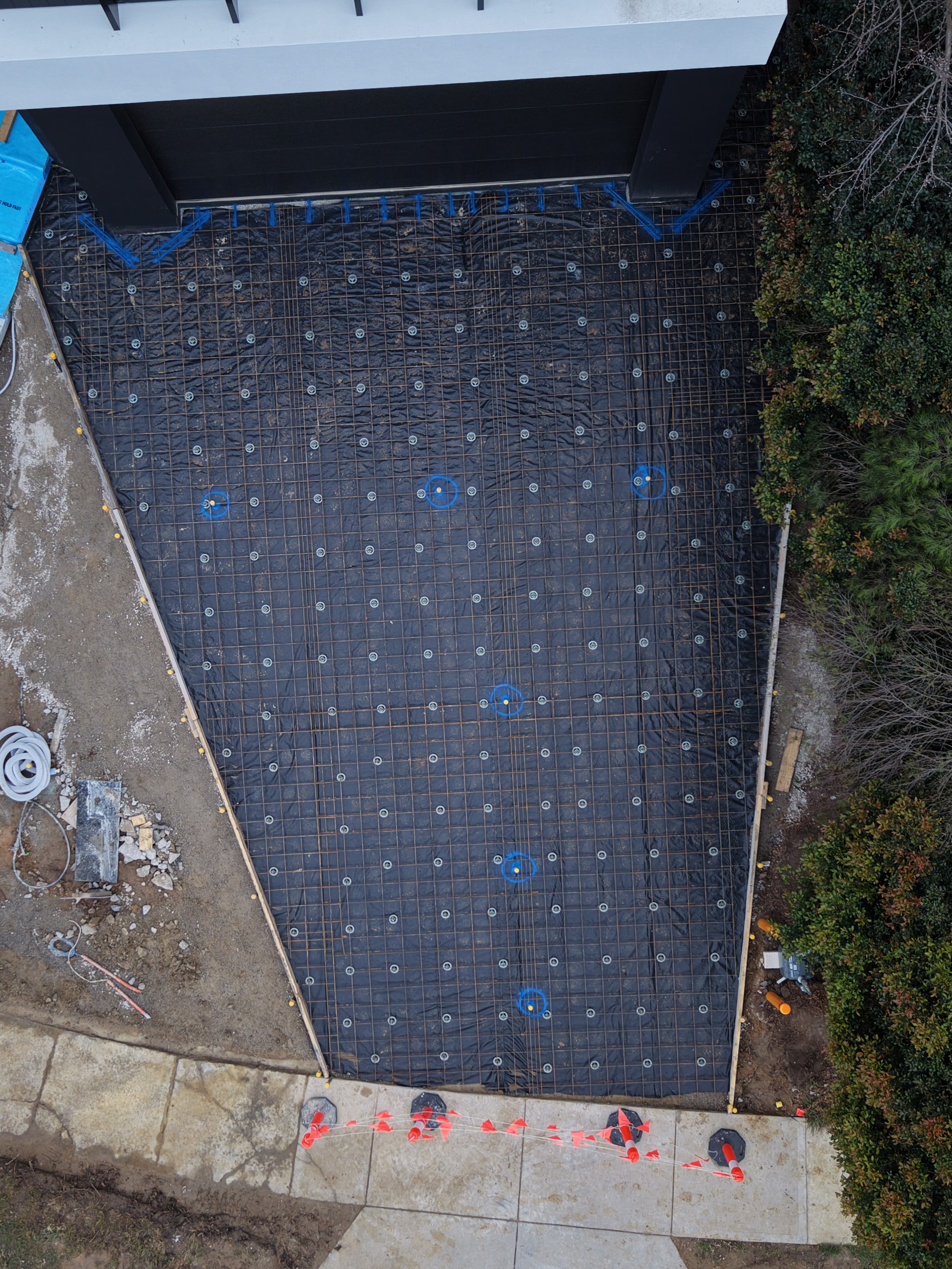 Steel reinforcement and base preparation — Samurai Concrete Constructions