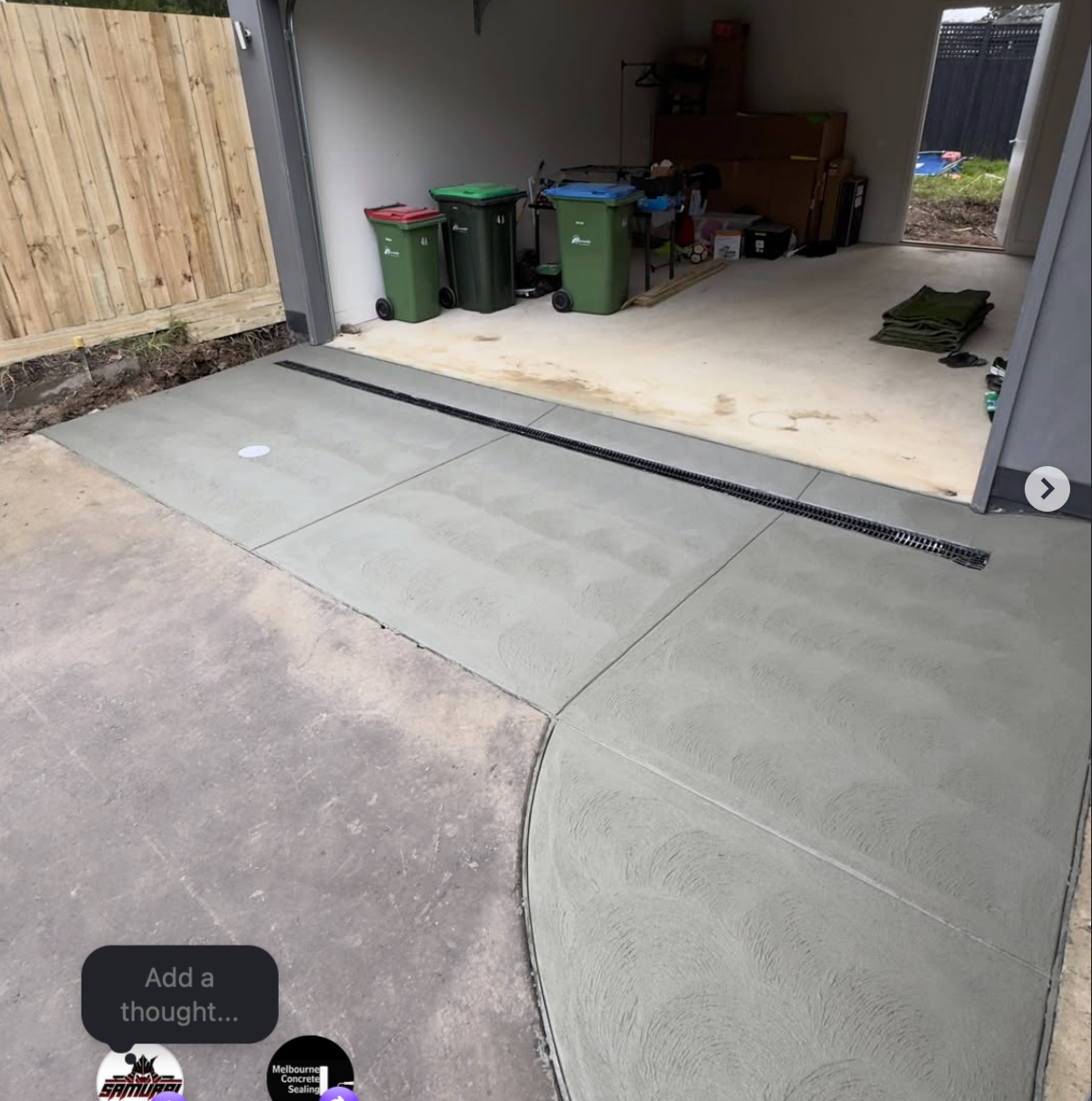 Plain concrete Melbourne